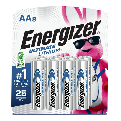 Energizer Ultimate Lithium AA Batteries (8 Pack), Double A Batteries EasyOptionXY LLC