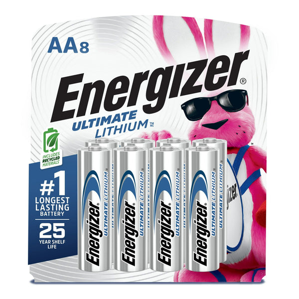 Energizer Ultimate Lithium AA Batteries (8 Pack), Double A Batteries EasyOptionXY LLC