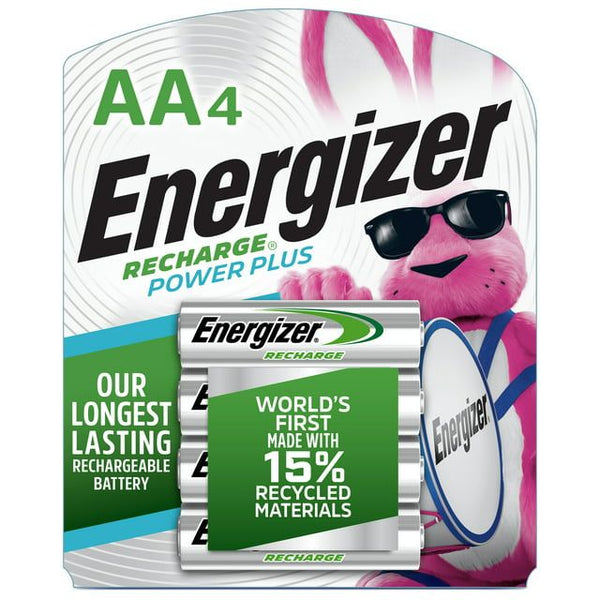 Energizer Rechargeable AA Batteries (4 Pack), Double A Batteries EasyOptionXY LLC