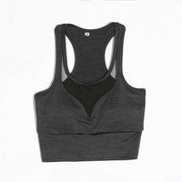 Mesh Insert Sports Bra Yoga Top | Stylish Country Girl Activewear for Fitness & Yoga