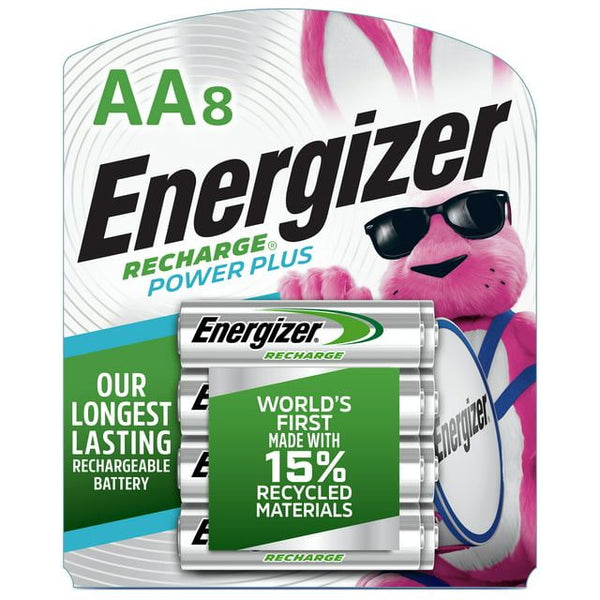 Energizer Rechargeable AA Batteries (8 Pack), Double A Batteries EasyOptionXY LLC