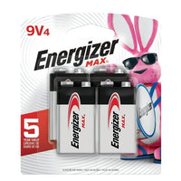 Energizer MAX 9V Batteries (4 Pack), 9 Volt Alkaline Batteries EasyOptionXY LLC