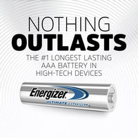 Energizer Ultimate Lithium AAA Batteries (4 Pack), Triple A Batteries EasyOptionXY LLC