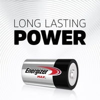 Energizer MAX D Batteries (4 Pack), D Cell Alkaline Batteries EasyOptionXY LLC