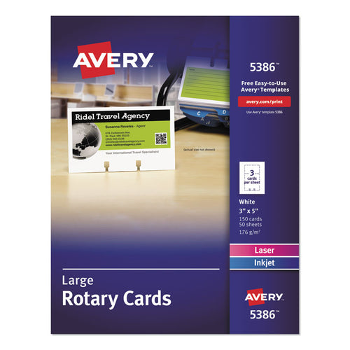 Avery® Printable Rotary Cards