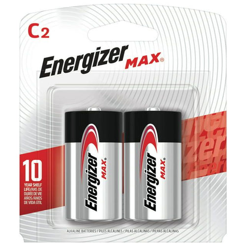 Energizer MAX C Batteries (2 Pack), C Cell Alkaline Batteries EasyOptionXY LLC