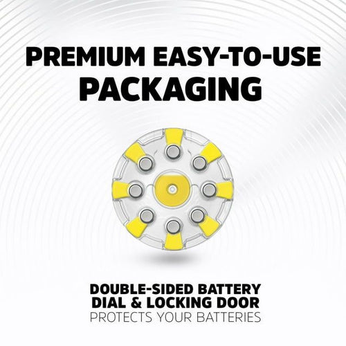 Energizer Hearing Aid Batteries Size 10, Yellow Tab, 16 Pack EasyOptionXY LLC