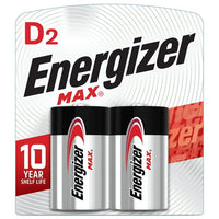 Energizer MAX D Batteries (2 Pack), D Cell Alkaline Batteries EasyOptionXY LLC