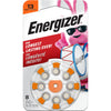 Energizer Hearing Aid Batteries Size 13, Orange Tab, 8 Pack EasyOptionXY LLC
