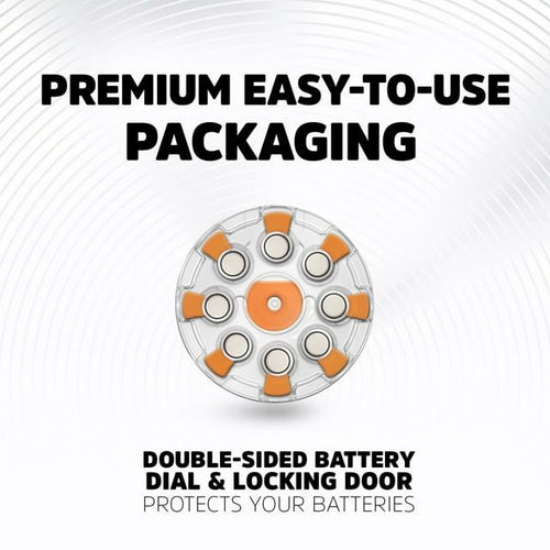 Energizer Hearing Aid Batteries Size 13, Orange Tab, 16 Pack EasyOptionXY LLC