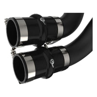 aFe BladeRunner 21-22 Ford F-150 Ecoboost V6-3.5L(tt) Aluminum Hot and Cold Charge Pipe Kit Black