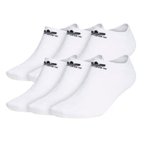 adidas Originals Big & Tall Trefoil No Show Socks (6-Pair) White X-Large