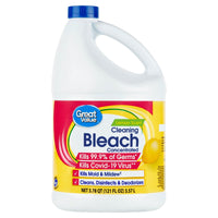 Great Value Cleaning Bleach, Lemon, 121 oz EasyOptionXY LLC