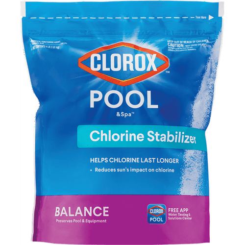 Clorox Pool&Spa Chlorine Stabilizer for Swimming Pools, 4 lb Bag EasyOptionXY LLC