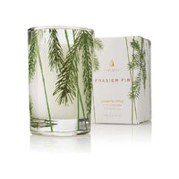 Thymes Frasier Fir Aromatic Votive Candle Scented Glass Jar