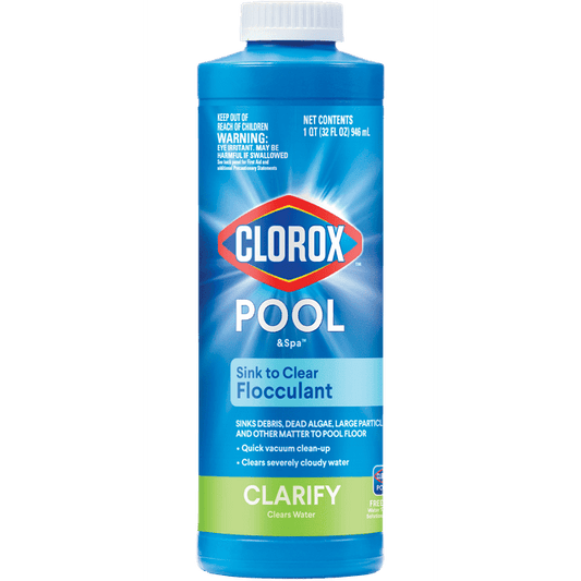 Clorox Pool&Spa Sink to Clear Flocculant for Swimming Pools, 32 oz EasyOptionXY LLC