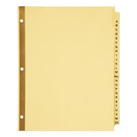 Avery® Preprinted Laminated Tab Dividers with Gold Reinforced Binding Edge