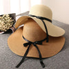 La Dolce Vita Straw Hat - Stylish Italian Summer Sun Hat with Ribbon Tie