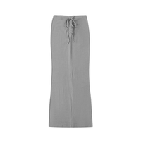 Essential Washed Drawstring Skirt