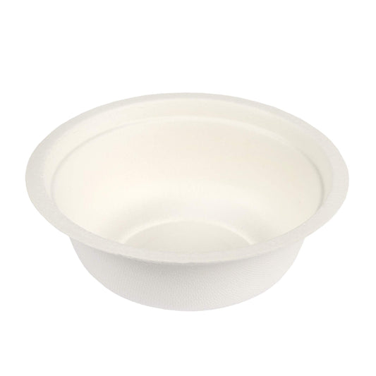 Stalkmarket 100% Compostable Natural Plant Fiber Bowl 12-Ounce (Pack of 500)