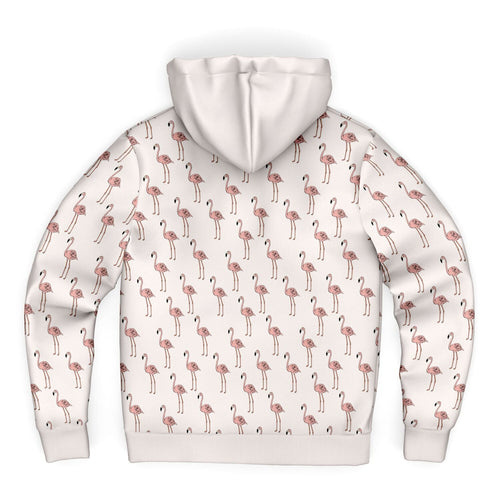 Classic Flamingo Zip-Up Hoodie