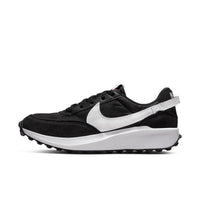 Nike Waffle Debut Womens Sneaker Black/White-Orange-Clear 9 M US SIZE- 9