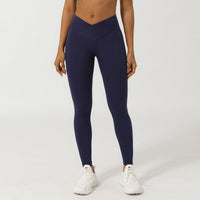 V-Shaped High-Waisted Yoga Pants | Skinny Fit Workout Pants for Fitness & Yoga
