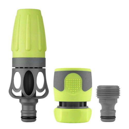 Flexzilla Garden Hose Nozzle Kit, 3-Piece, ZillaGreen EasyOptionXY LLC
