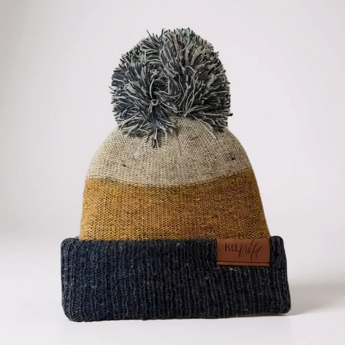 Puff beanie - yellow Keep the Littles Wild