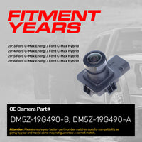 Ford C-Max Energi (2013-2016), C-Max Hybrid (2013-2016) OEM Replacement Backup Camera OE Part # DM5Z-19G490-A, DM5Z-19G490-B