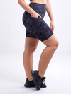 JupiterGear High-Waisted Sports Shorts with Double Side Pockets