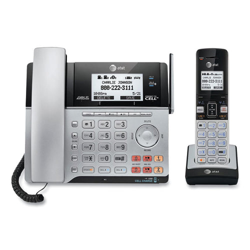 AT&T® Connect to Cell™ TL86103 Two-Line Corded/Cordless Phone