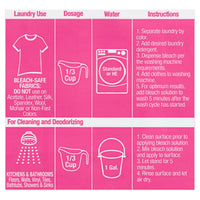 Great Value Low-Splash Bleach, Meadow, 81 fl oz EasyOptionXY LLC