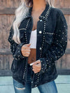 Women’s Collared Neck Button-Down Jacket For Casual and Everyday Use Elegant Simple Jacket
