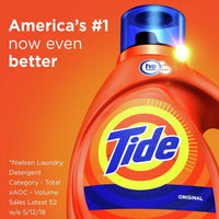 Tide Liquid Laundry Detergent Original; HE Compatible 64 loads 92 fl oz EasyOptionXY LLC