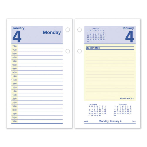 AT-A-GLANCE® QuickNotes® Desk Calendar Refill