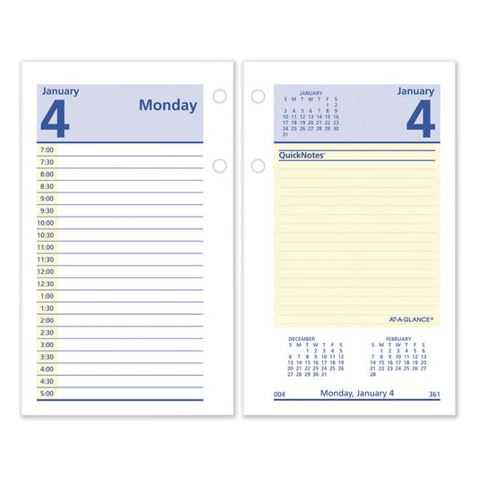 AT-A-GLANCE® QuickNotes® Desk Calendar Refill