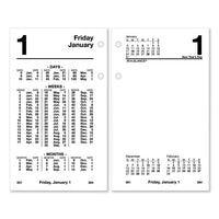 AT-A-GLANCE® Financial Desk Calendar Refill