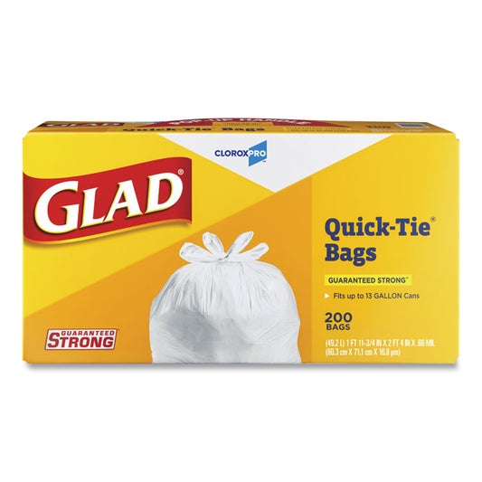 Glad® Tall Kitchen Quick-Tie® Bags
