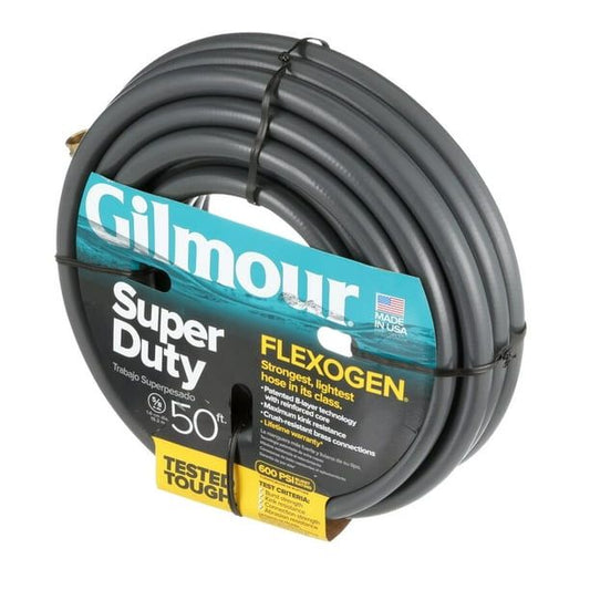 Gilmour Flexogen Garden Hose, 5/8 in X 50 ft, Gray EasyOptionXY LLC