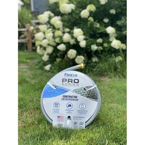 Flexon Pro Series 5/8 in. D X 50 ft. L Heavy Duty Contractor Grade Contractor Grade Hose EasyOptionXY LLC