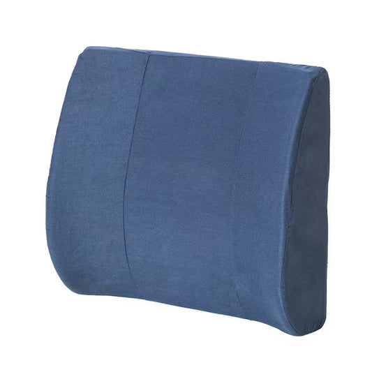 Essential Medical Molded Lumbar Cushion with Elastic Strap (Model F1412)