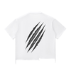 Claw Through Snow Wash Distressed T-Shirt