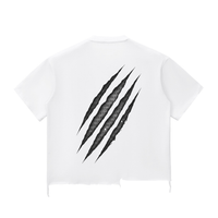 Claw Through Snow Wash Distressed T-Shirt