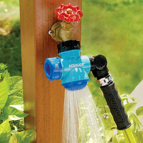 Aqua Joe Multi-Function Outdoor Faucet and Garden Hose Tap Connector EasyOptionXY LLC