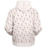Classic Flamingo Zip-Up Hoodie