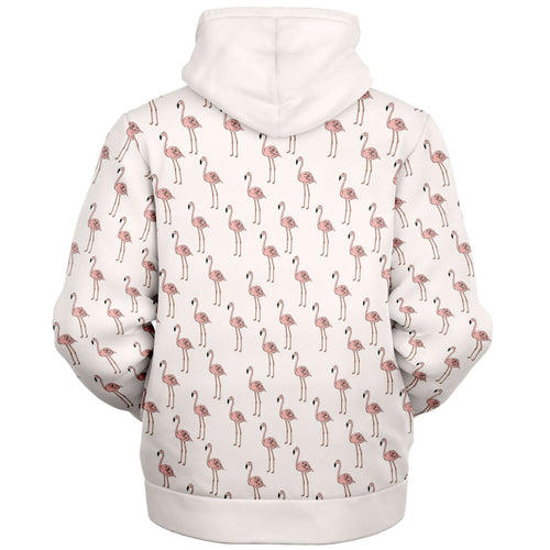 Classic Flamingo Zip-Up Hoodie
