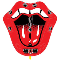WOW Sports Hot Lips 2 Person Towable Water Tube For Pool and Lake