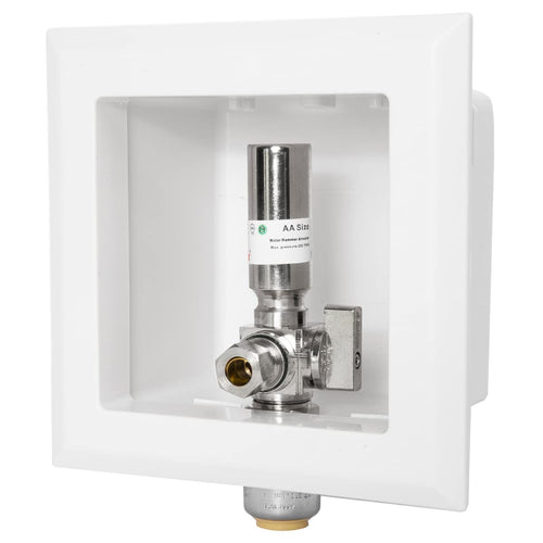 10 Pcs 1/2" CPVC PPE Intet, Dishwasher Outlet Box, with Stainless Steel Water Hammer Arrestor