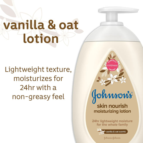 Johnson's Baby Body Lotion with Vanilla & Oat Scents, 16.9 fl. oz EasyOptionXY LLC